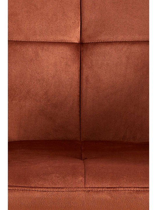 2 db Emia bársony étkezőszék készlet, barna