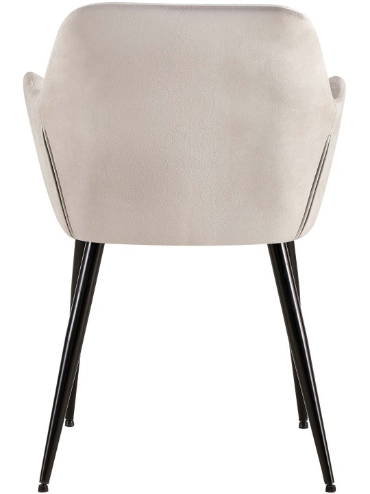 2 db Emia bársony étkezőszék készlet, világosszürke