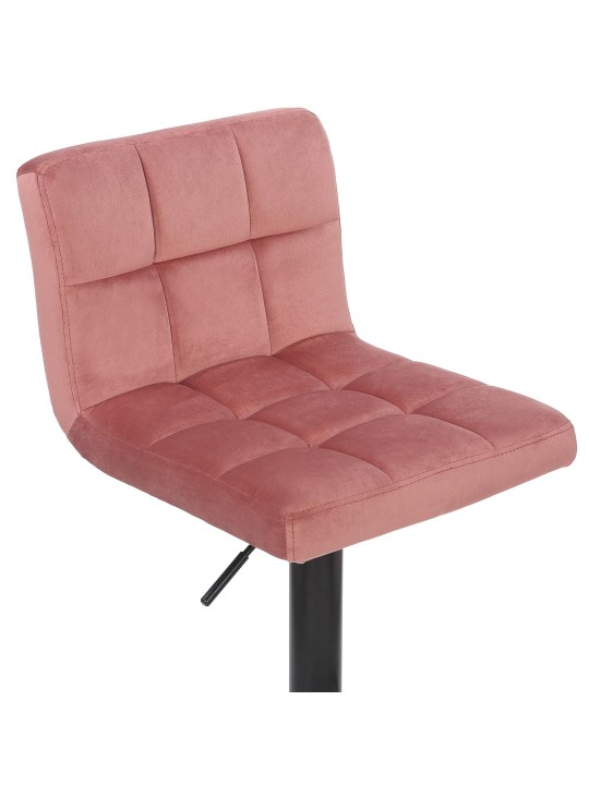 Bárszék Feni bársony, rózsaszín