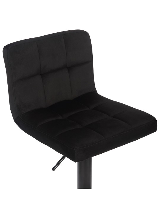 Bárszék Feni bársony, fekete