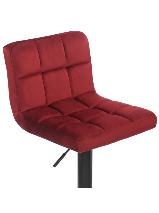 Bárszék Feni bársony, piros