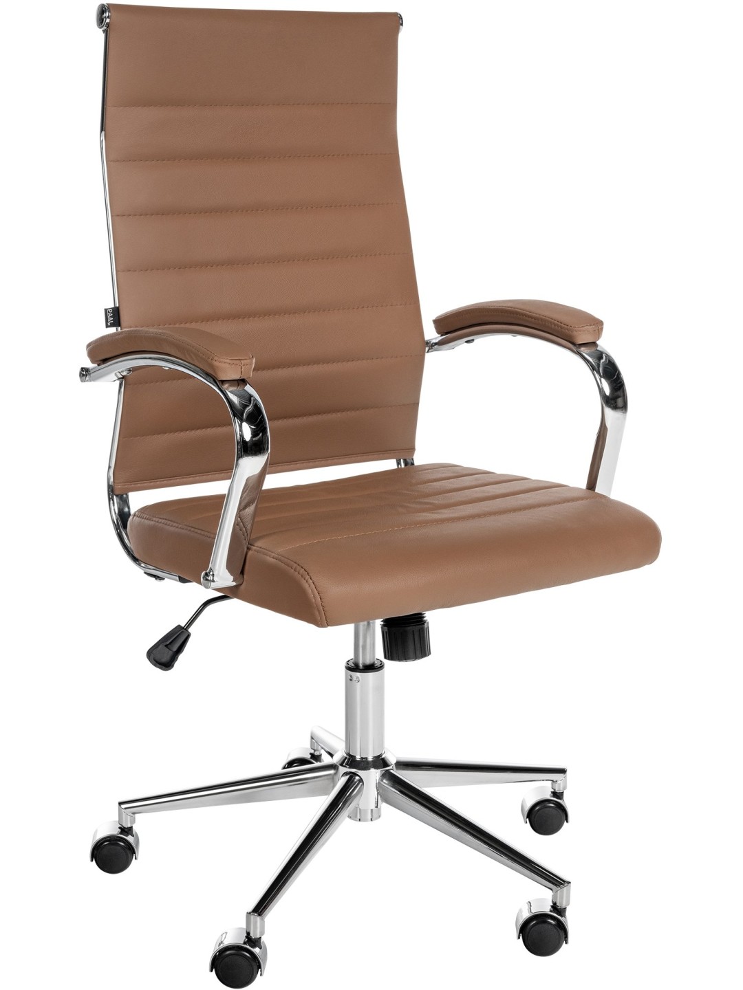 Mollis valódi bőr irodai szék, világosbarna