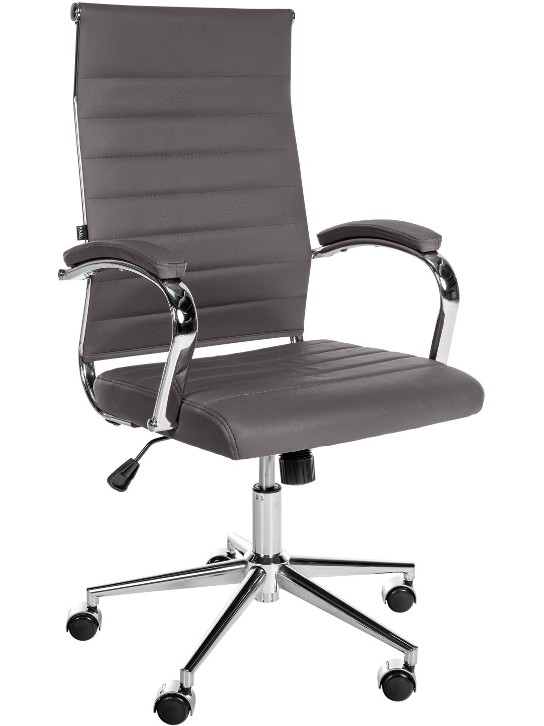 Mollis valódi bőr irodai szék, szürke