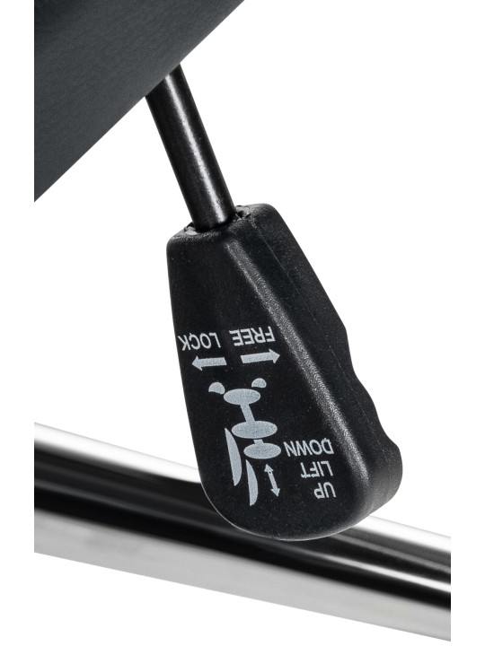 Mollis valódi bőr irodai szék, fekete