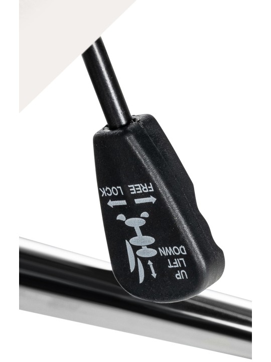 Mollis valódi bőr irodai szék, fehér