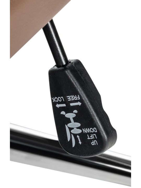 Mollis valódi bőr irodai szék, világosbarna