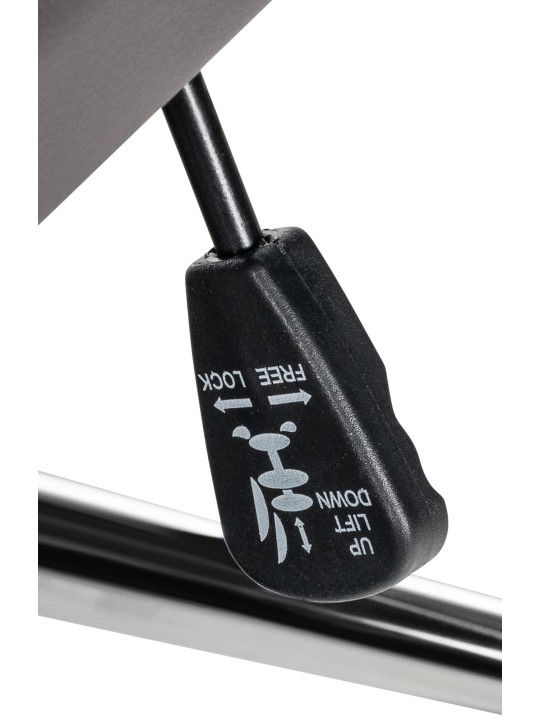 Mollis valódi bőr irodai szék, szürke