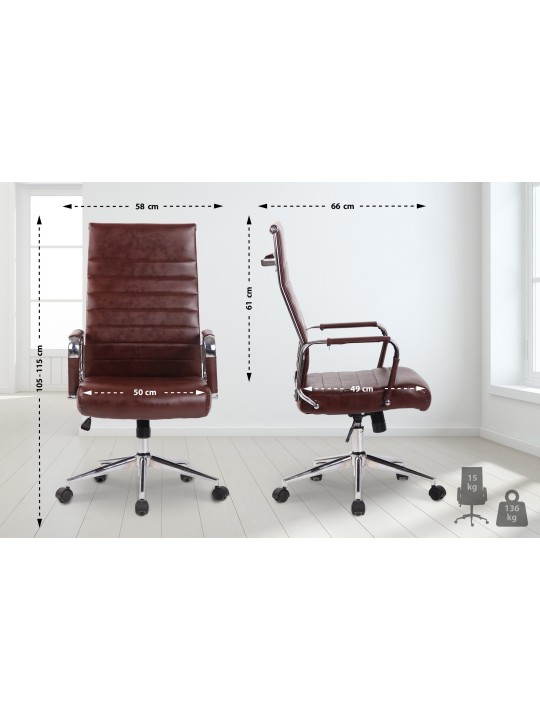 Columbus irodai szék, bordó