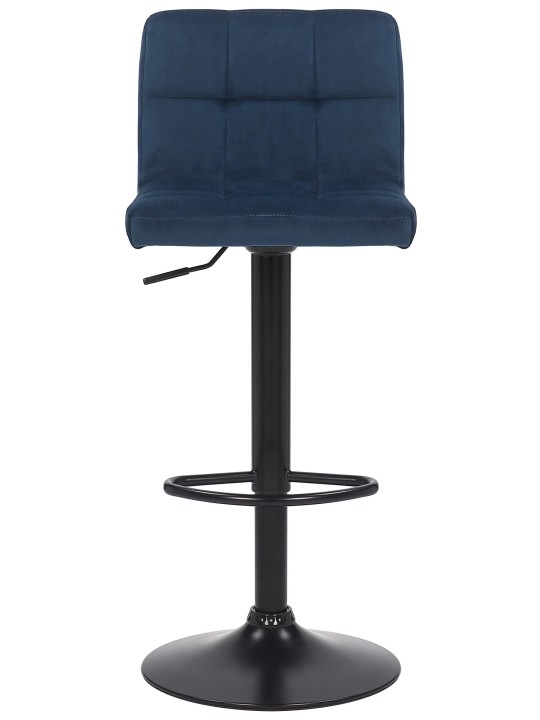Feni bársony bárszék 4db, kék