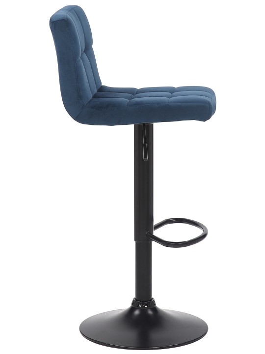 Feni bársony bárszék 4db, kék
