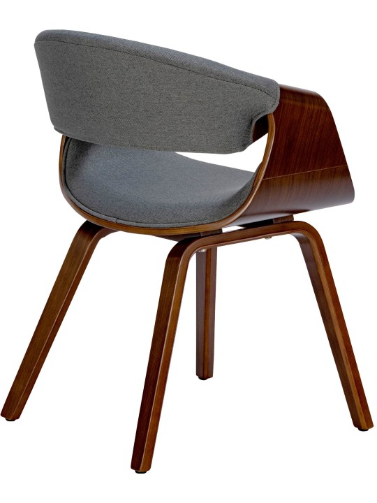 2 db Foley szövet étkezőszékből álló készlet, dió/szürke