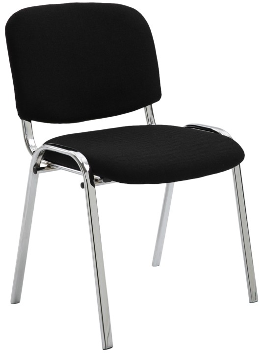 Látogatószék Ken C szövet, fekete
