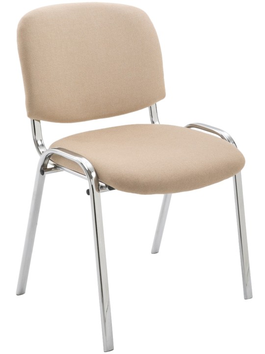 Látogatószék Ken C szövet, krém