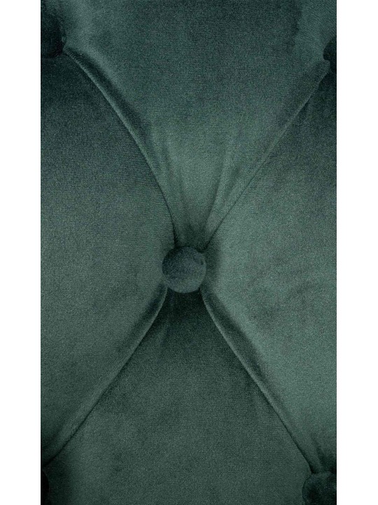 Étkezőszék Aberdeen bársony antik, sötétzöld