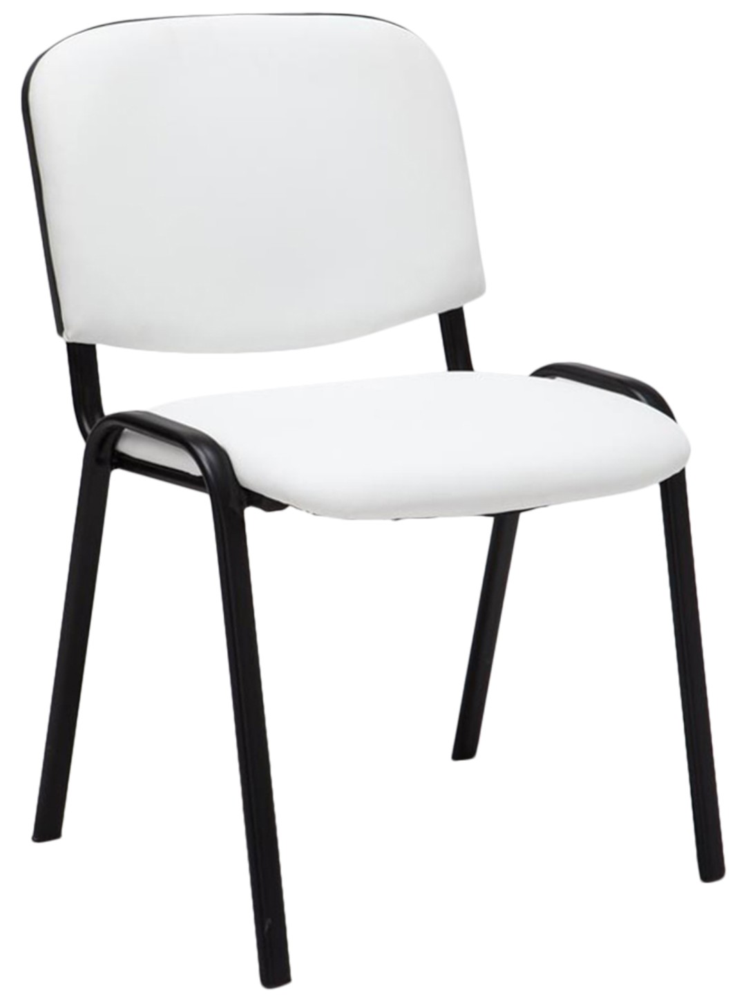 Ken műbőr látogatószék, fehér