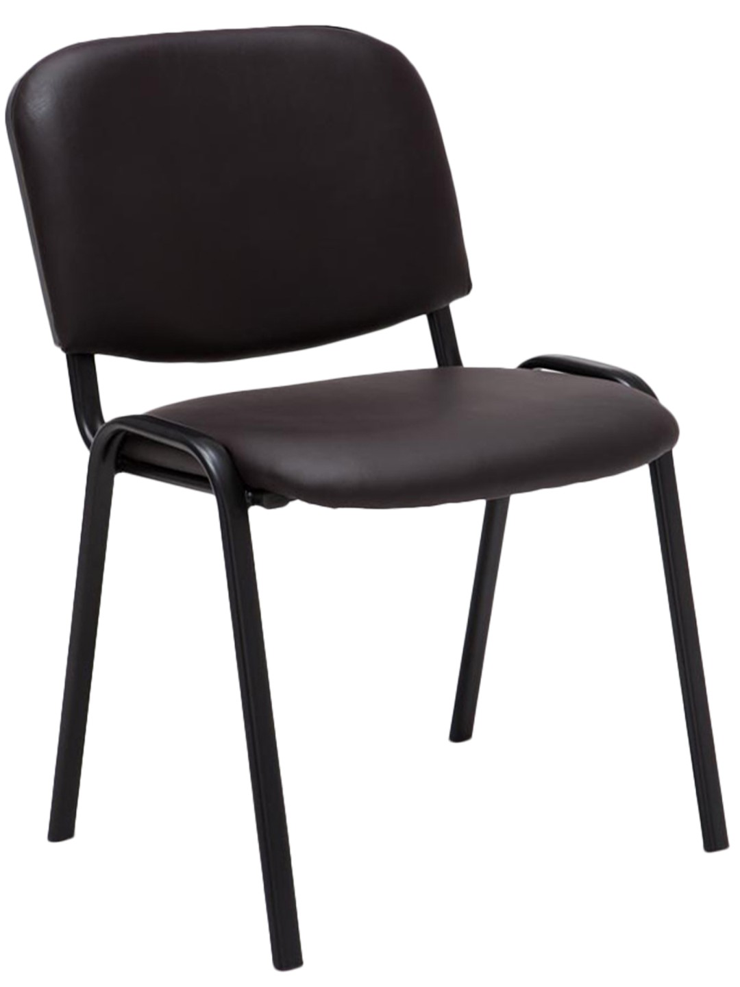 Ken műbőr látogatószék, barna