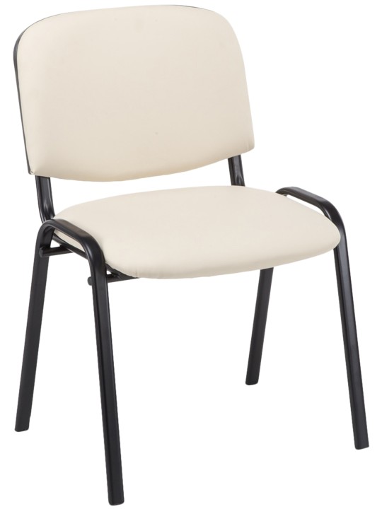 Ken műbőr látogatószék, krém