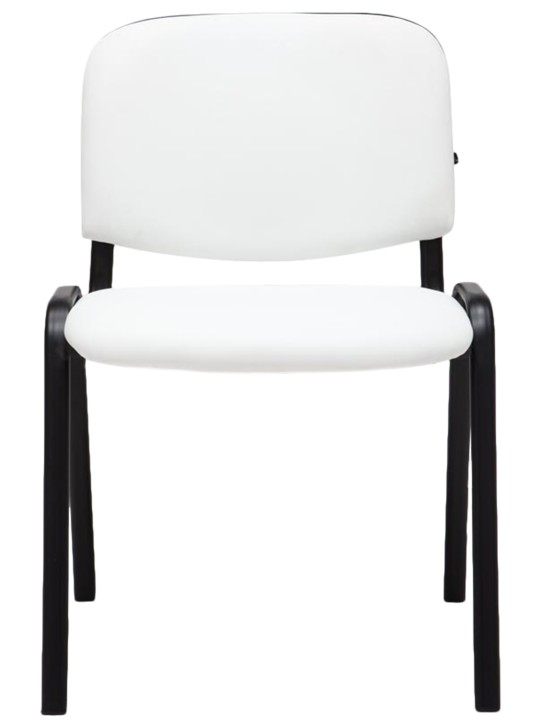 Ken műbőr látogatószék, fehér