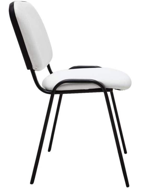 Ken műbőr látogatószék, fehér