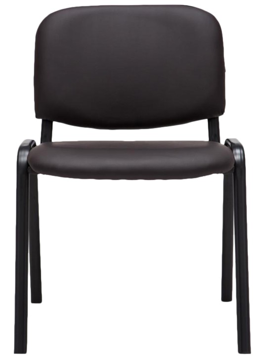 Ken műbőr látogatószék, barna