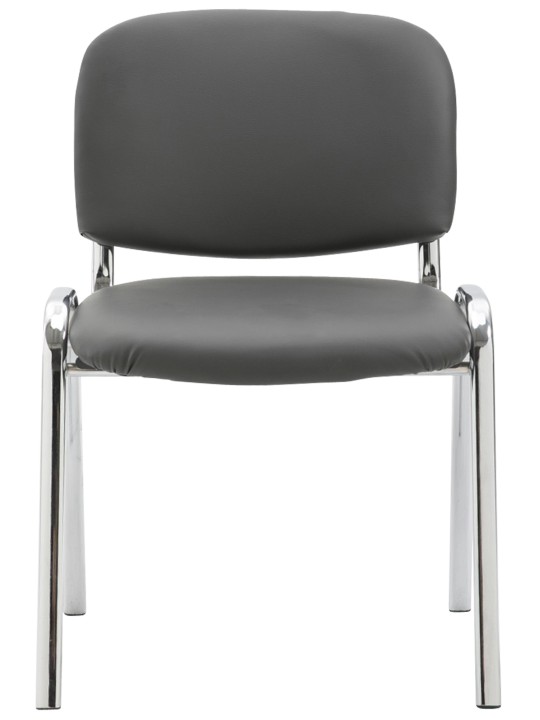 Ken C műbőr látogatószék, szürke