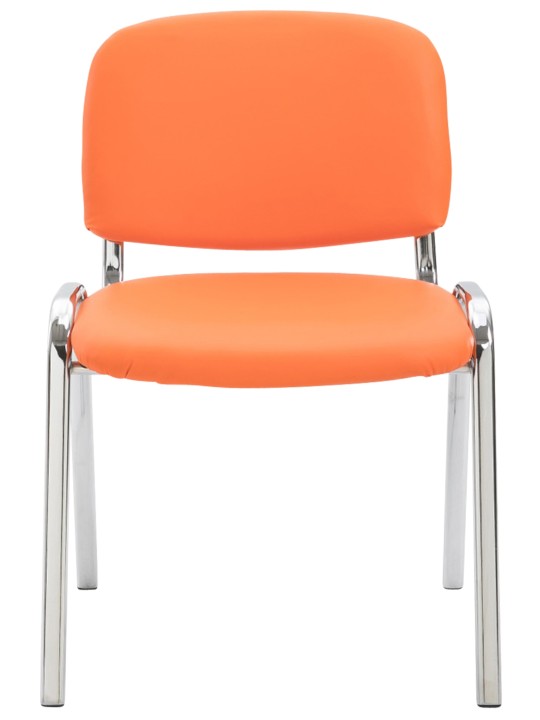 Ken C műbőr látogatószék, narancs