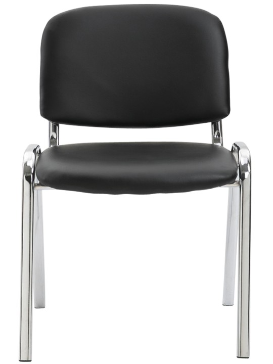 Ken C műbőr látogatószék, fekete