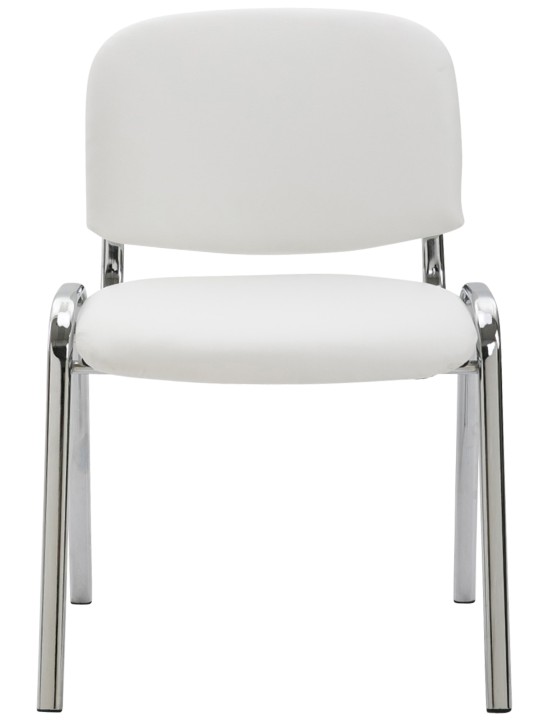 Ken C műbőr látogatószék, fehér