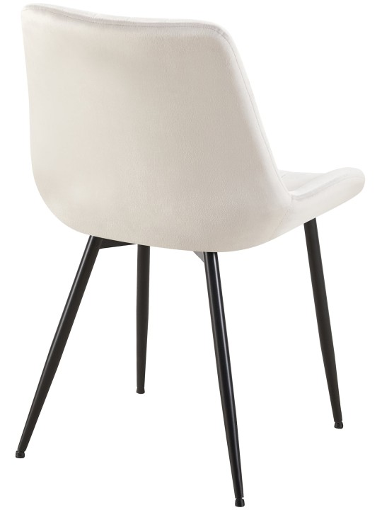 Rahden bársony szék, világosszürke