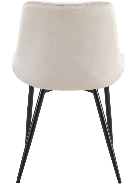 Rahden bársony szék, világosszürke