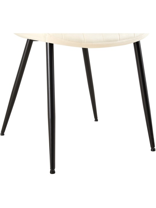 Rahden bársony szék, krém Rahden bársony szék, krém