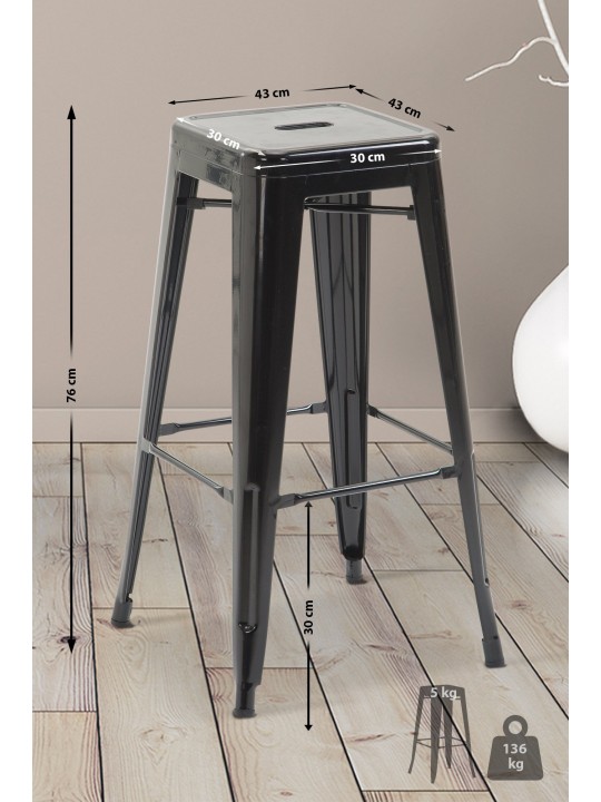 Bárszék Joshua V2, fekete