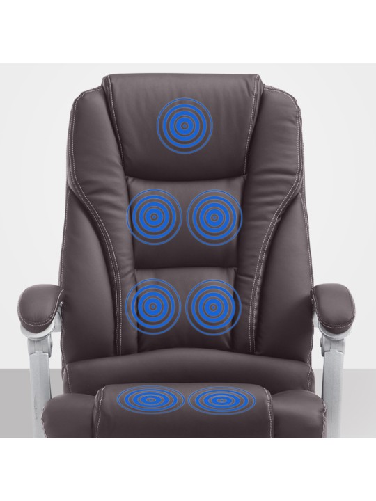 Pacific irodai szék masszázs funkcióval V2, barna