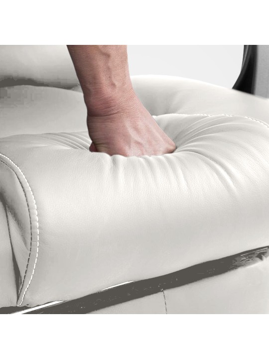 Pacific irodai szék masszázs funkcióval V2, fehér