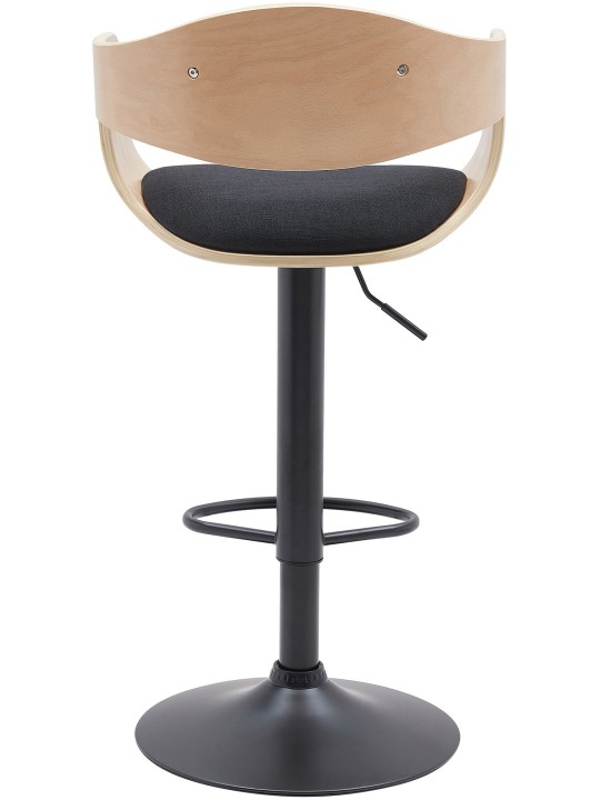 2 db Kingston B szövet bárszék készlet, natúr/fekete