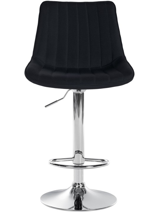 2 db bárszék szett Toni szövet króm, fekete