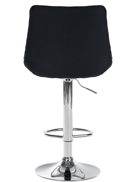 2 db bárszék szett Toni szövet króm, fekete
