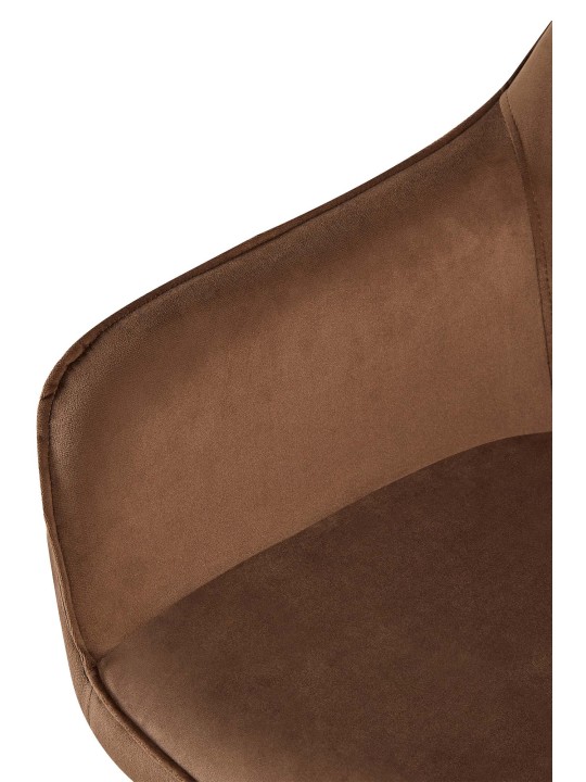 Boise bársony étkezőszék, barna