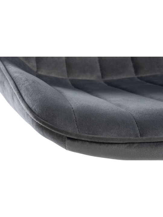 2 db bárszék szett Toni bársony króm, sötétszürke 2 db bárszék szett Toni bársony króm, sötétszürke