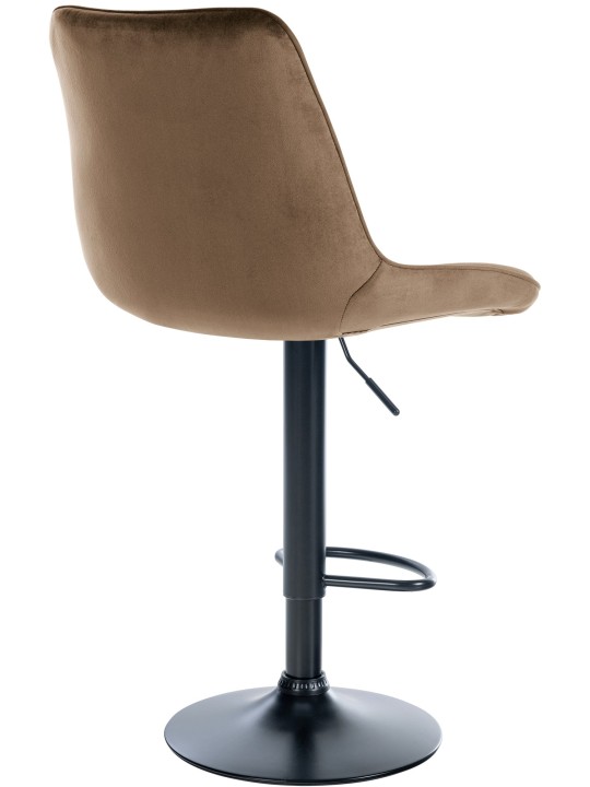 2 db bárszék szett Toni velvet, barna