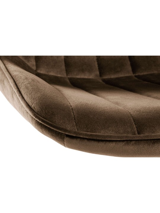 2 db-os bárszék szett Toni bársony, barna