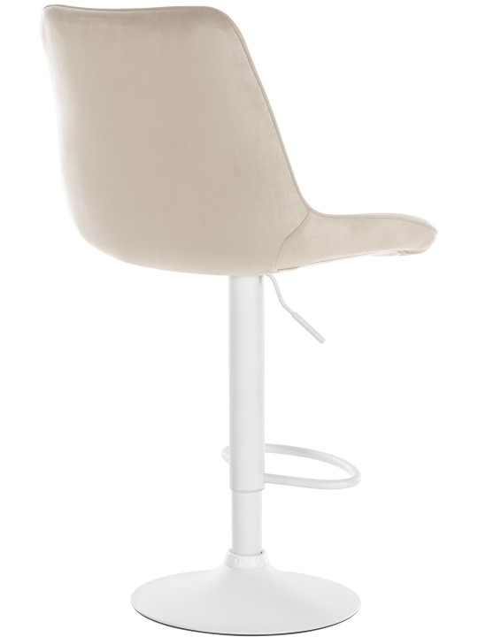 2 db-os bárszék szett Toni bársony, krém