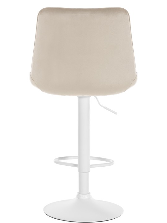 2 db-os bárszék szett Toni bársony, krém