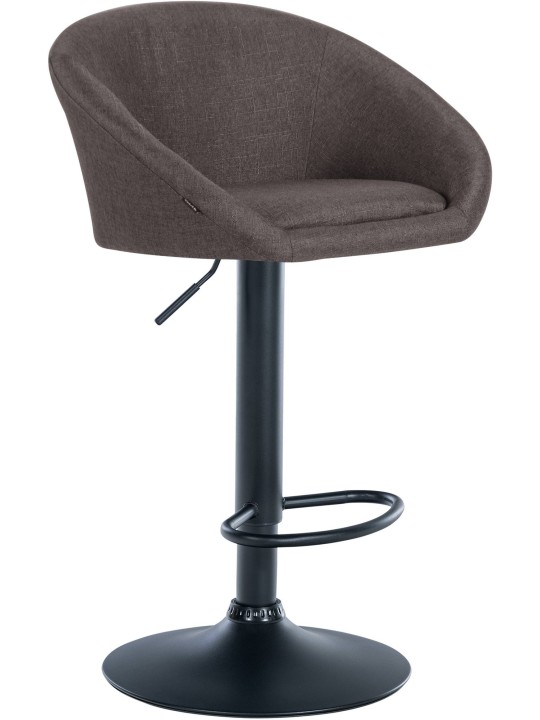 Bárszék Davie szövet, sötétszürke