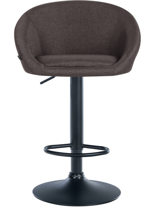 Bárszék Davie szövet, sötétszürke