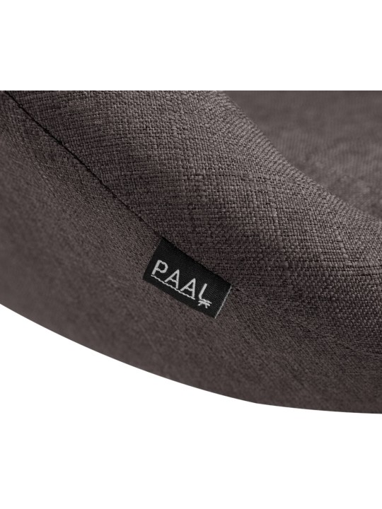 Bárszék Davie szövet, sötétszürke