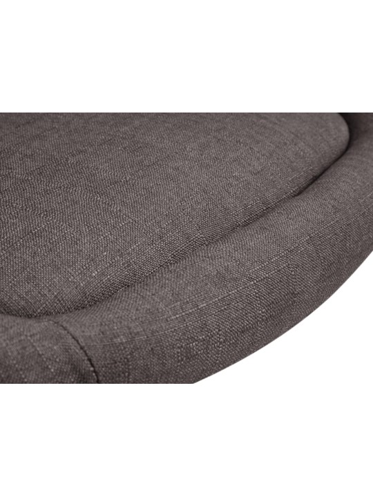 Bárszék Davie szövet, sötétszürke