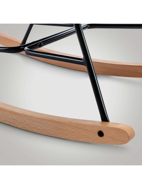 Hintaszék Sanka bársony, krém