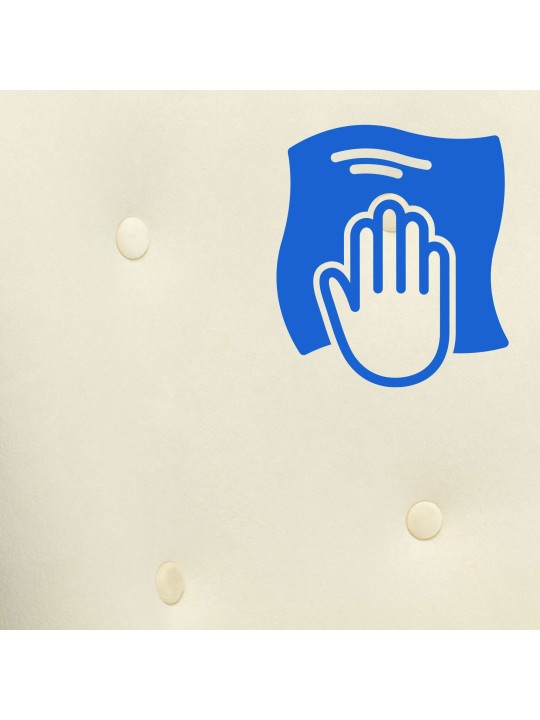 Hintaszék Sanka bársony, krém