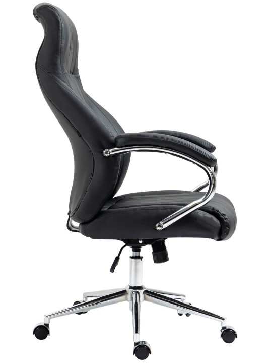 Wigan valódi bőr irodai szék, fekete